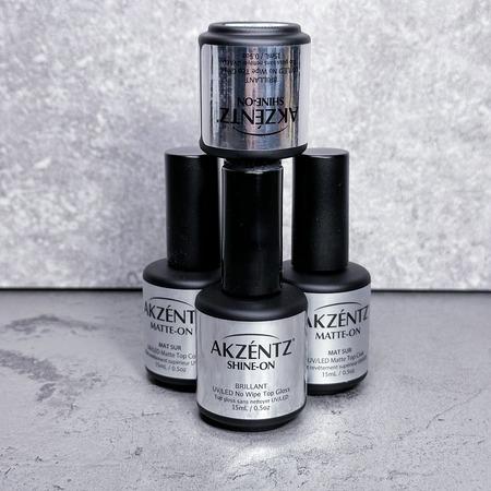 AKZENTZ top coats - Level Up Beauty Supply