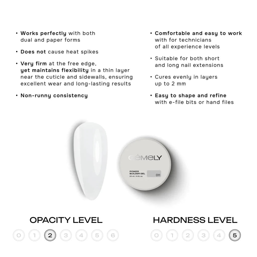 Gemely Power Builder Gel 011 - Level Up Beauty Supply