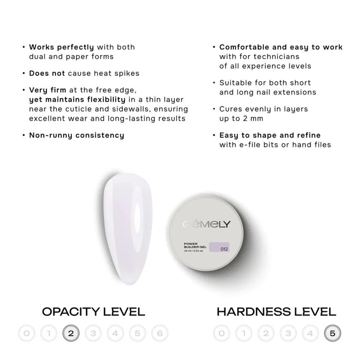 Gemely Power Builder Gel 012 - Level Up Beauty Supply