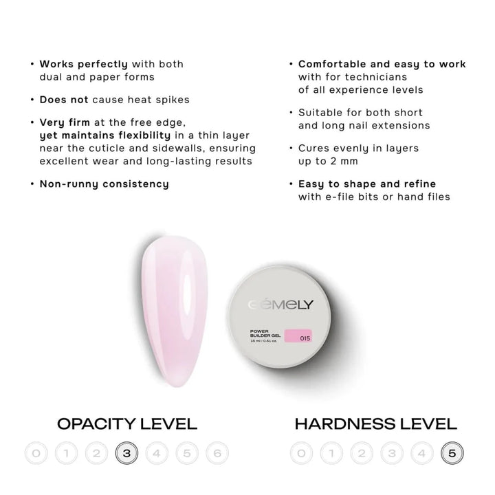 Gemely Power Builder Gel 015 - Level Up Beauty Supply