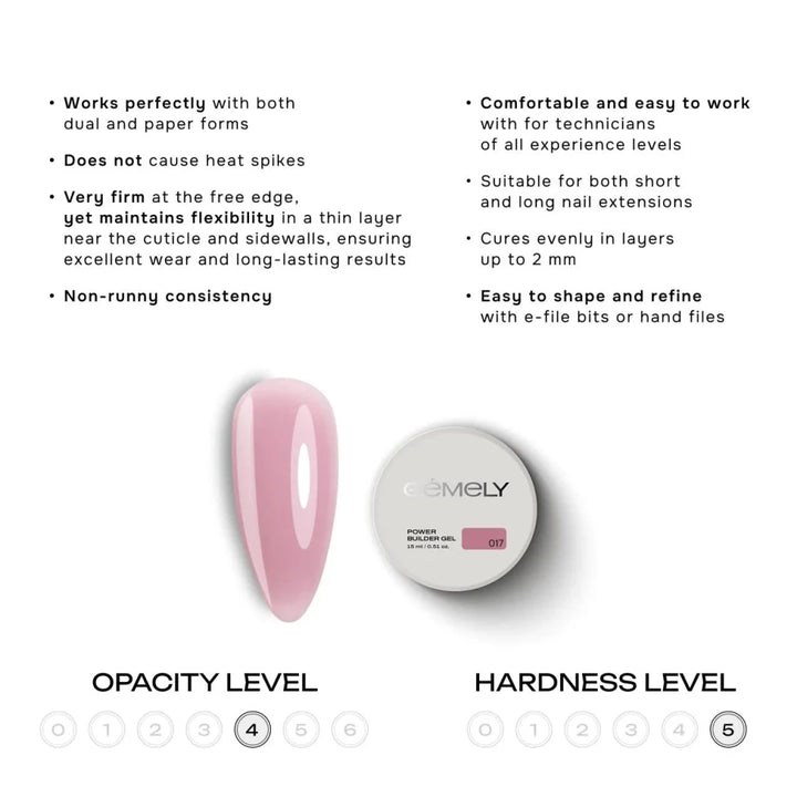 Gemely Power Builder Gel 017 - Level Up Beauty Supply