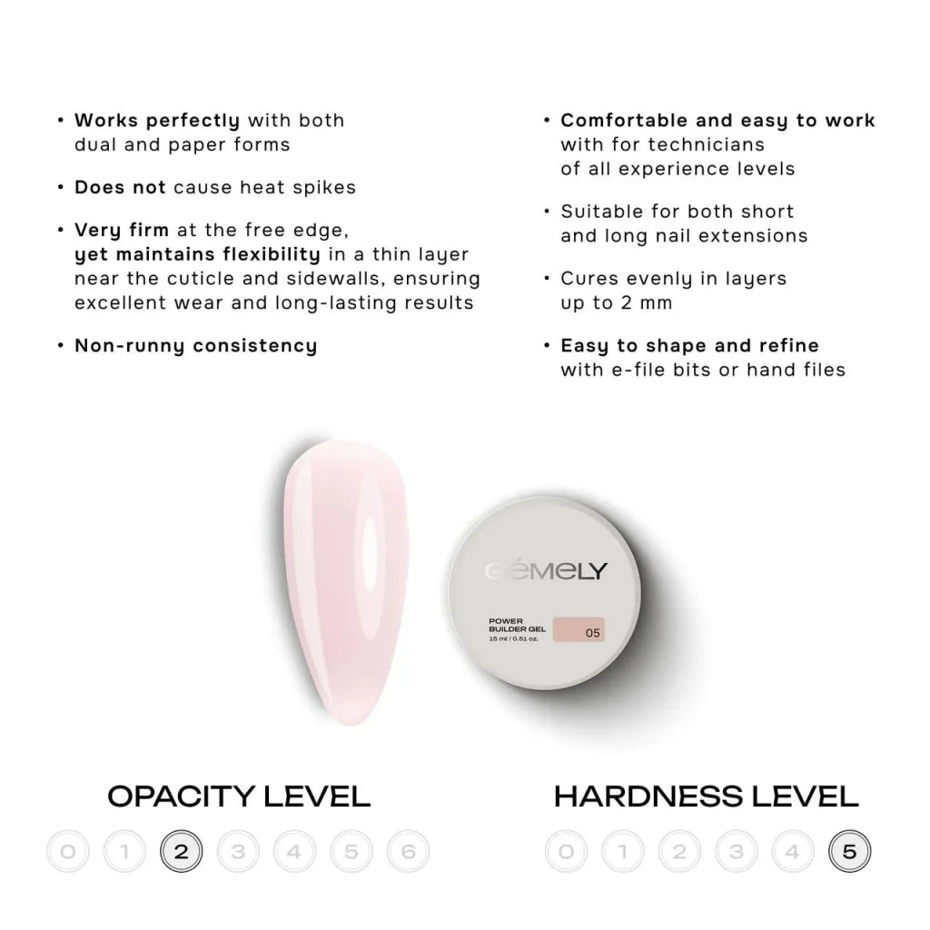 Gemely Power Builder Gel 005 - Level Up Beauty Supply