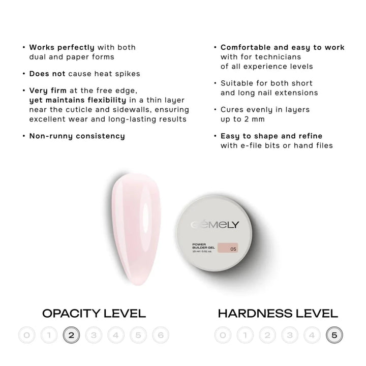 Gemely Power Builder Gel 005 - Level Up Beauty Supply