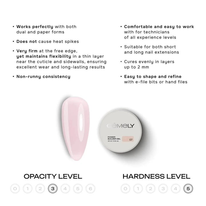 Gemely Power Builder Gel 007 - Level Up Beauty Supply