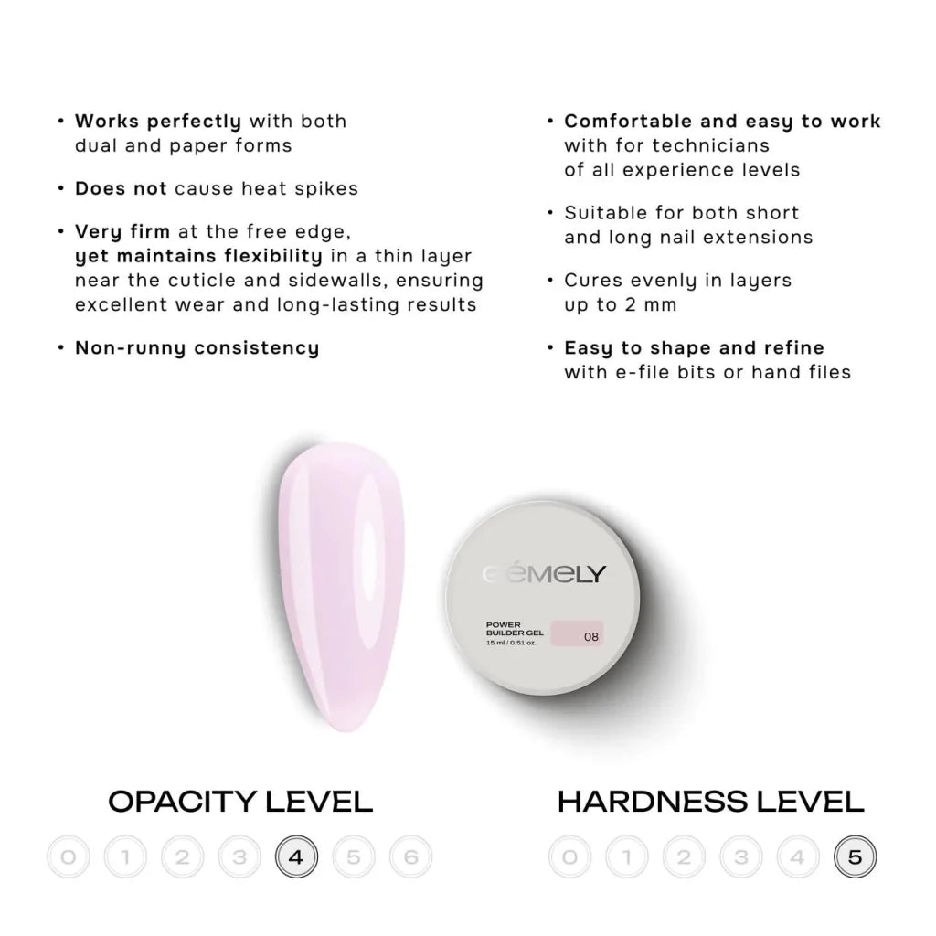 Gemely Power Builder Gel 008 - Level Up Beauty Supply
