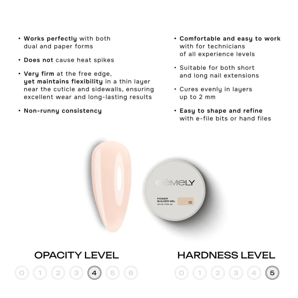 Gemely Power Builder Gel 010 - Level Up Beauty Supply