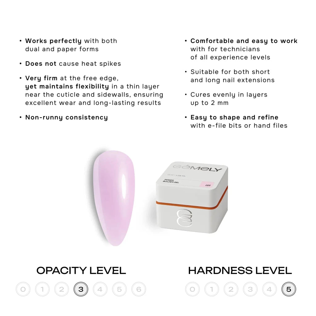 Gemely Power Builder Gel 025 - Level Up Beauty Supply