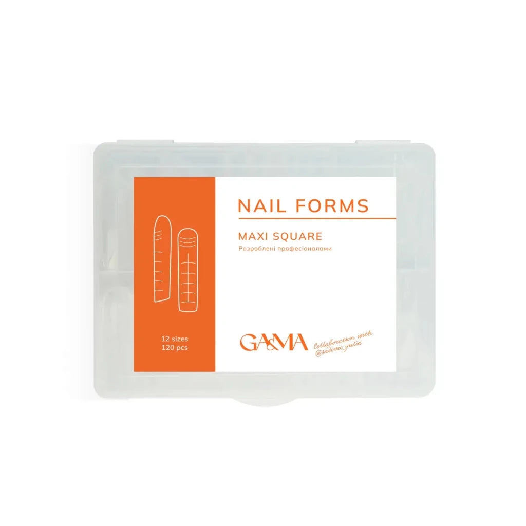 GA&MA Dual Forms Maxi Square, 120 pcs - Level Up Beauty Supply