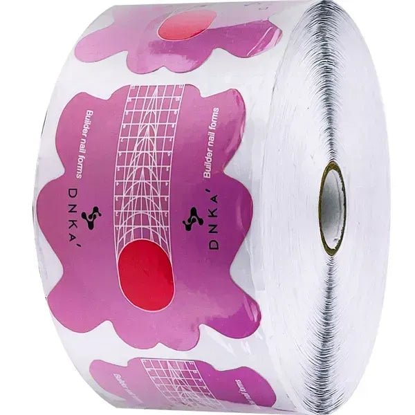 DNKa “Long” Paper Builder Nail Forms, 500 pcs - Level Up Beauty Supply