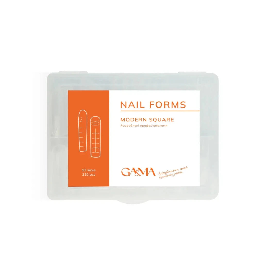 GA&MA Dual Forms Modern Square, 120 pcs - Level Up Beauty Supply