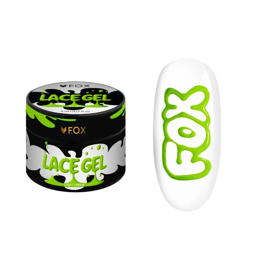 F.O.X Lace Gel Light Green, 5 ml
