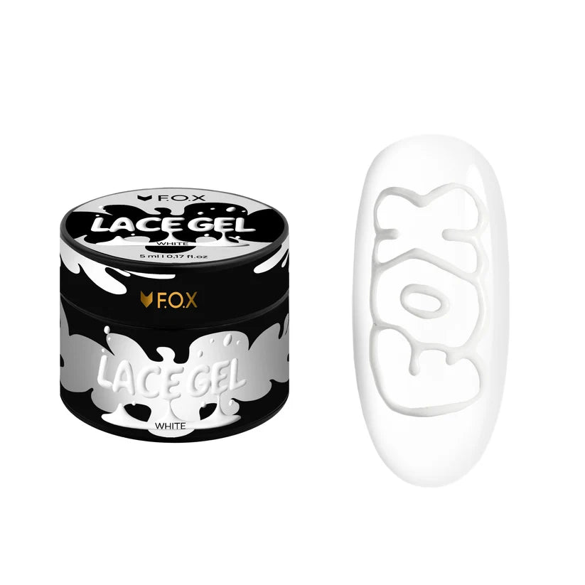 F.O.X Lace Gel White, 5 ml