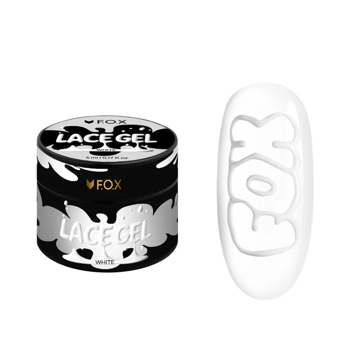 F.O.X Lace Gel White, 5 ml