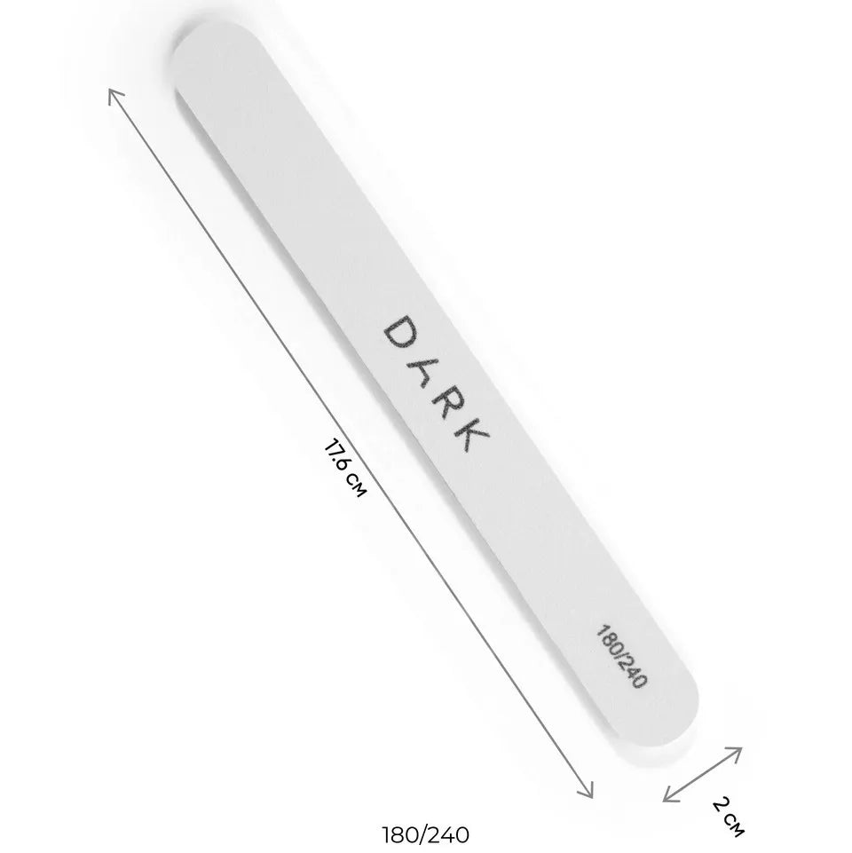 DARK White Classic disposable files 180/240 grit, 1pc