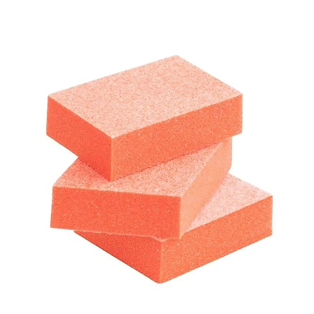 Disposable buffer 80/100 grit 3.5x2.5cm, 1 pc - Level Up Beauty Supply