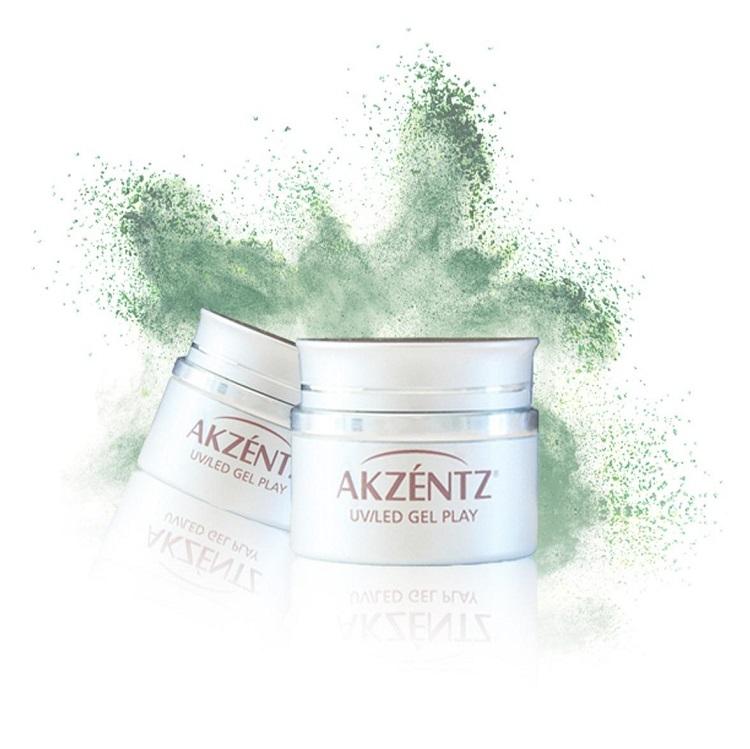 AKZENTZ Emerald Pearlescent Powder, 1g jar - Level Up Beauty Supply
