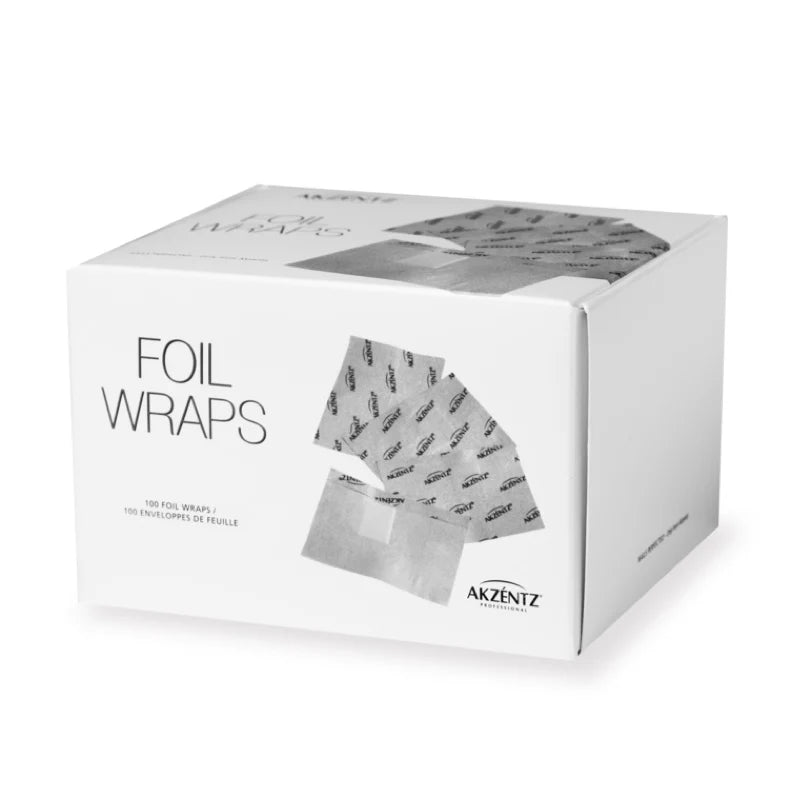AKZENTZ Foil Wraps, 100pcs - Level Up Beauty Supply