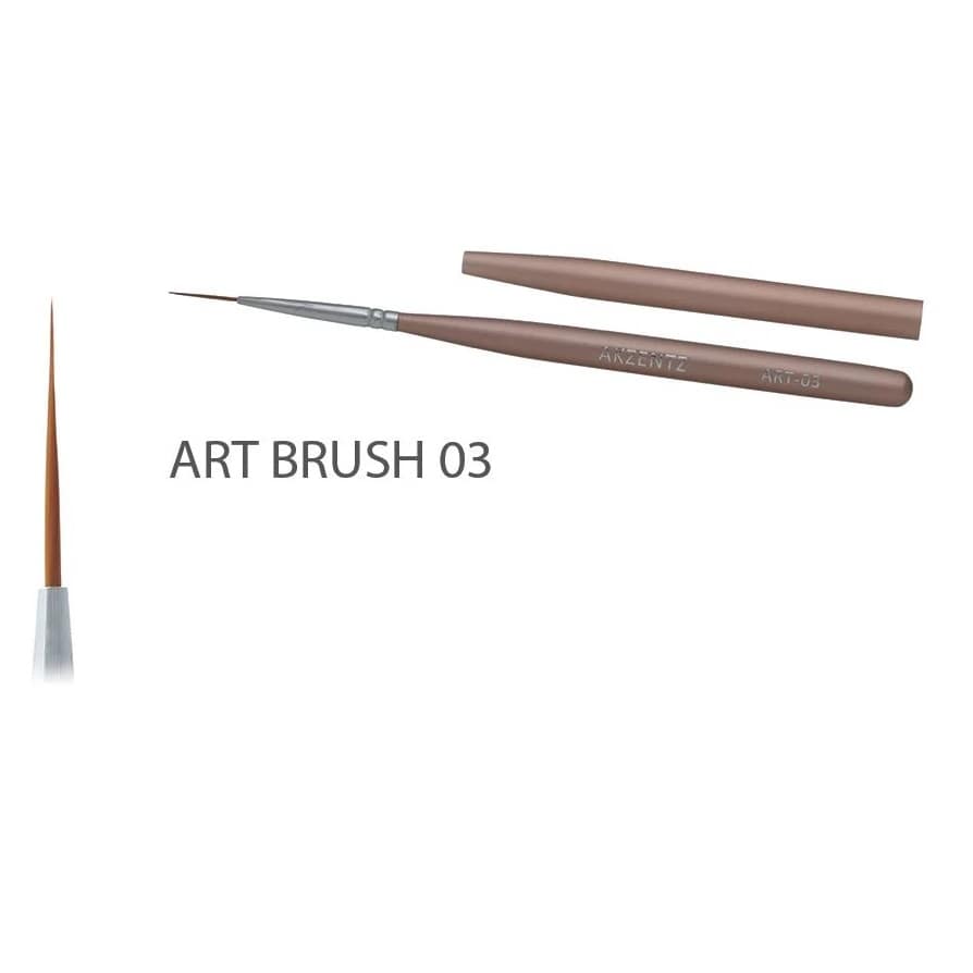 AKZENTZ Gel Art Liner Brush 3 Long liner - Level Up Beauty Supply
