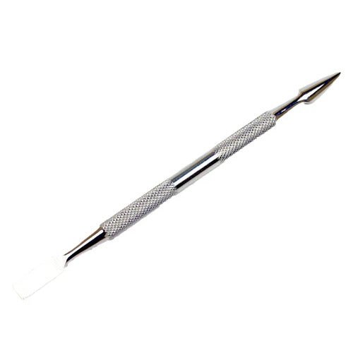 AKZENTZ Metal Cuticle Pusher (Arrow Head + Flat Head) - Level Up Beauty Supply
