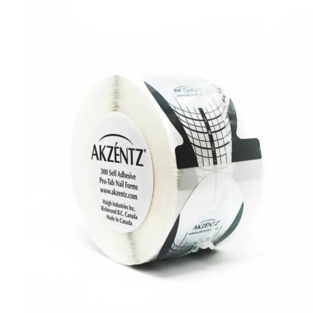 AKZENTZ Nail Forms PRO Tab Roll of 300 - Level Up Beauty Supply