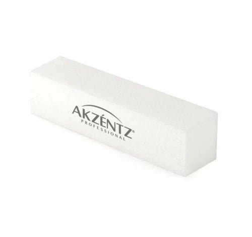 AKZENTZ White Sanding Block, 12pcs - Level Up Beauty Supply