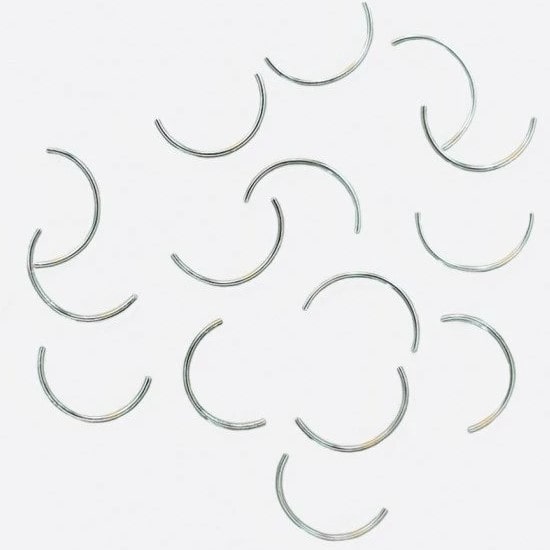 Metal Silver Arch 8x4mm - Level Up Beauty Supply