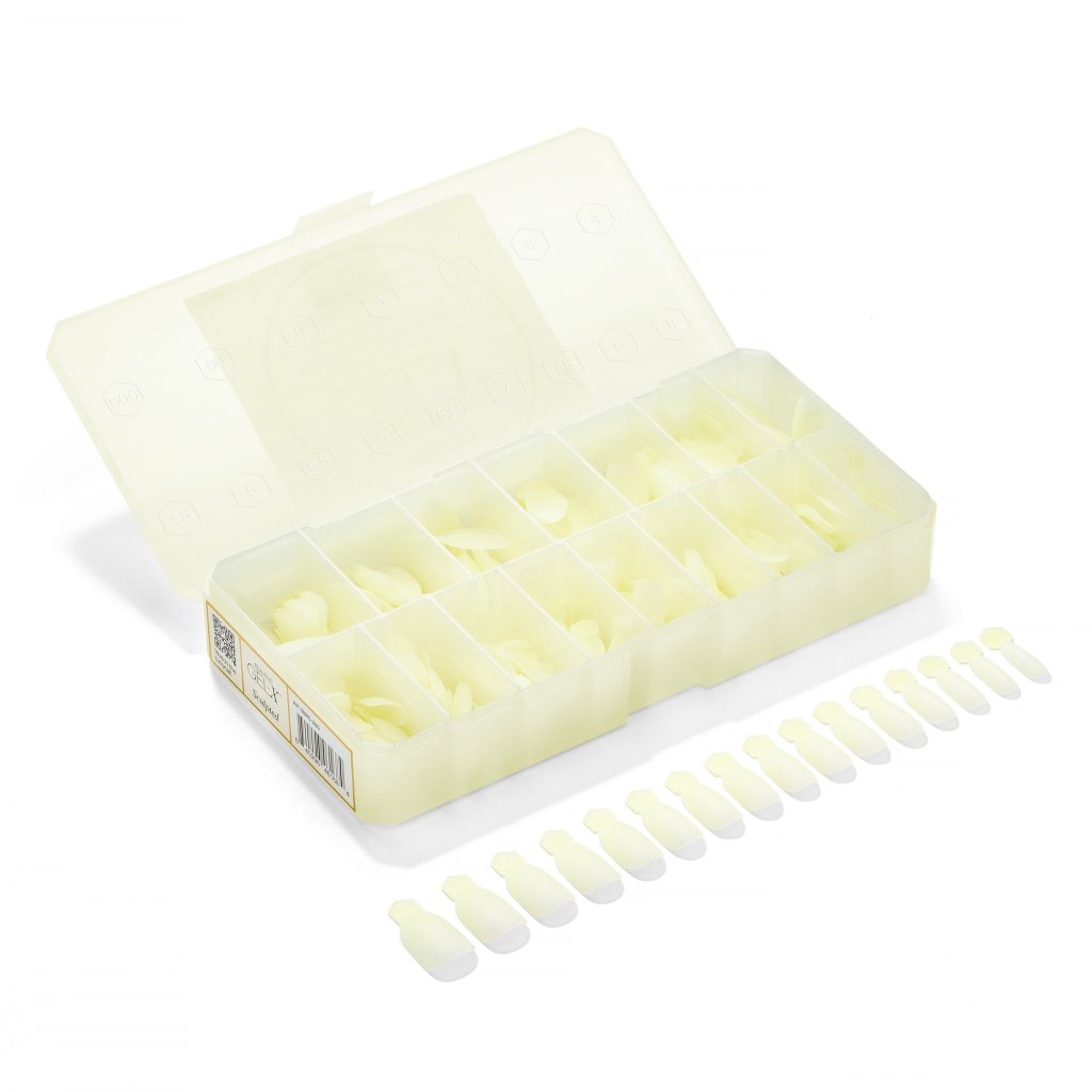 Aprés - Bare Gel-X® Sculpted Box of Tips (16 sizes, 280pcs) - Level Up Beauty Supply