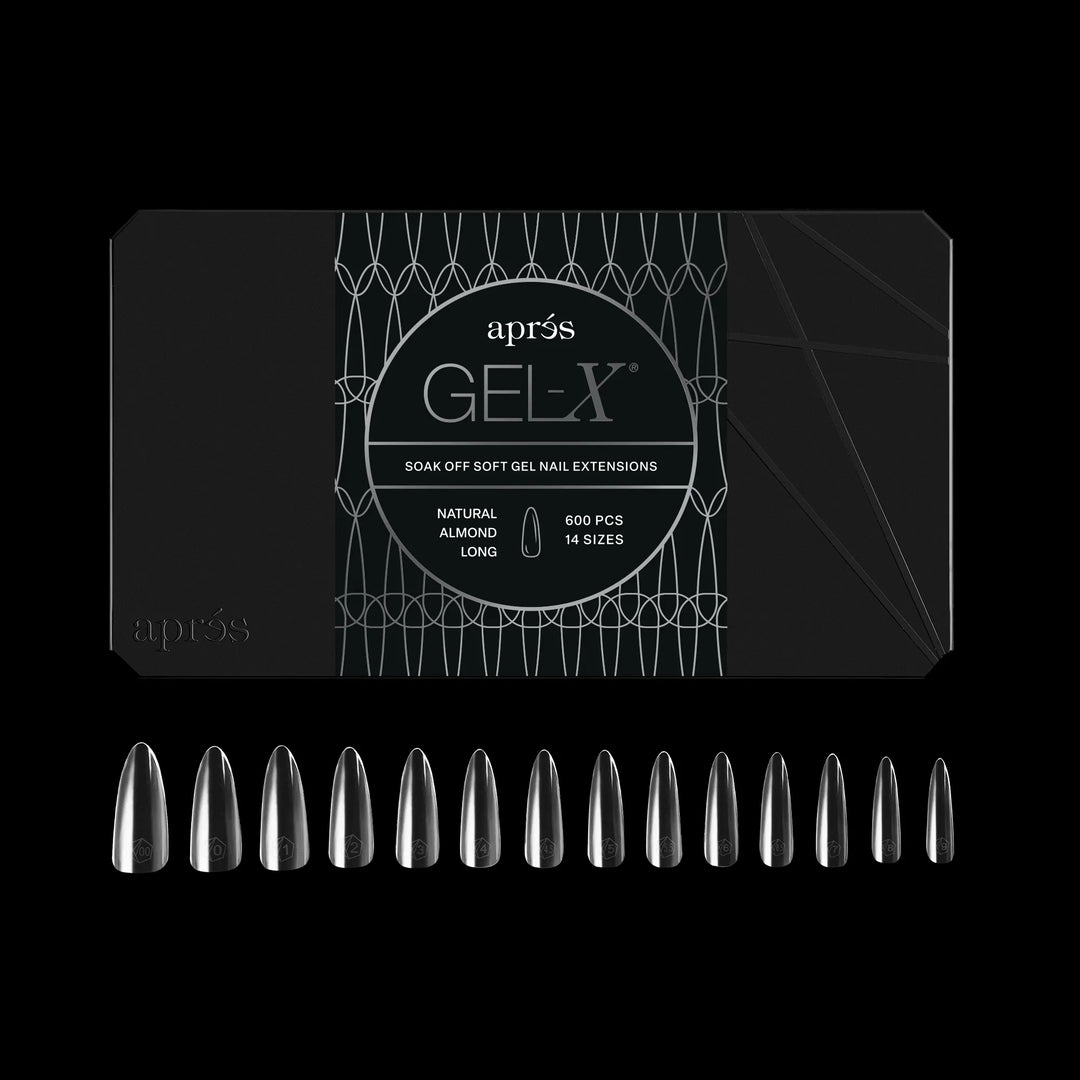 Aprés - Gel-X® Natural Almond Long Box of Tips 2.0 - (14 sizes, 600pcs)