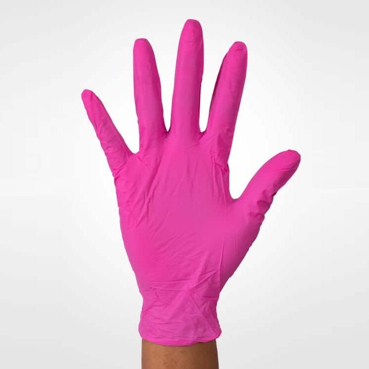Aurelia Blush Nitrile Gloves, Pink, size S, 200pcs - Level Up Beauty Supply