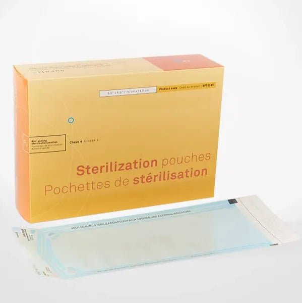 Aurelia Self - Seal Pouch, Class 4, 3.5" x 5.25", 200pcs - Level Up Beauty Supply