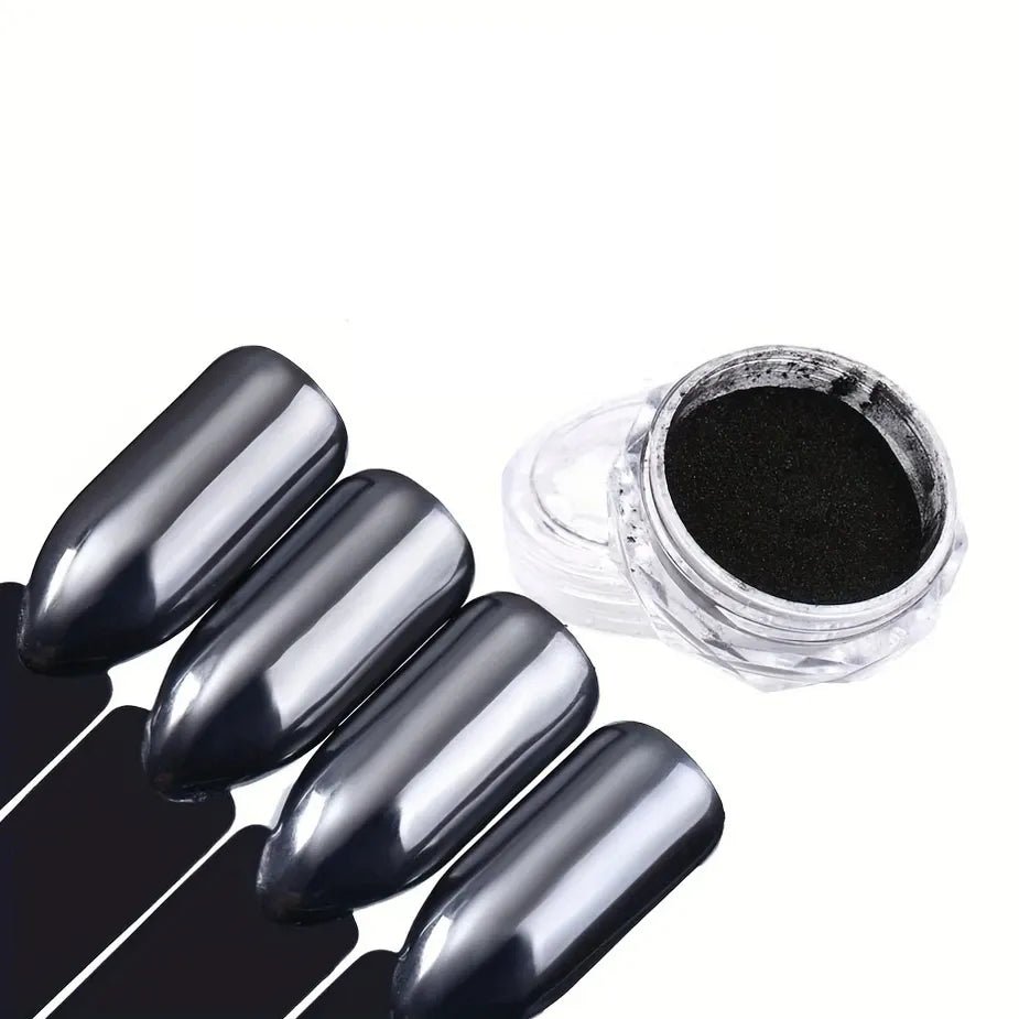 Black Mirror Chrome Powder - Level Up Beauty Supply