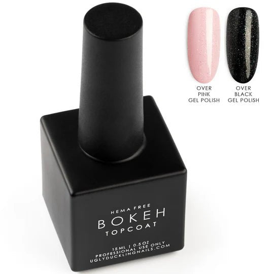 Ugly Duckling No Wipe BOKEH HEMA Free Top Coat, 15ml - Level Up Beauty Supply