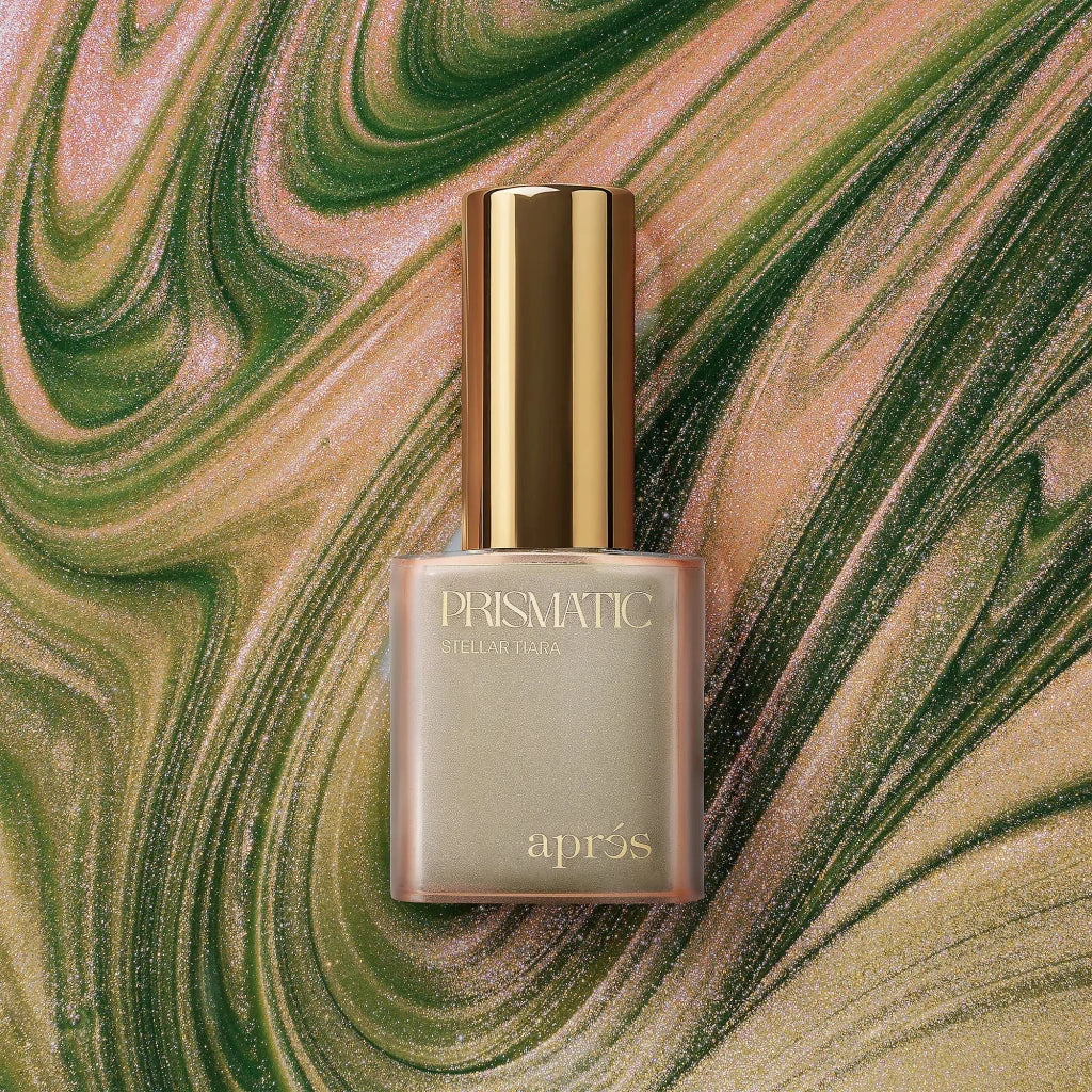 Aprés - Prismatic color gel polish "Stellar Tiara", CE23(HEMA/TPO/TMPTA-Free) , 10ml - Level Up Beauty Supply