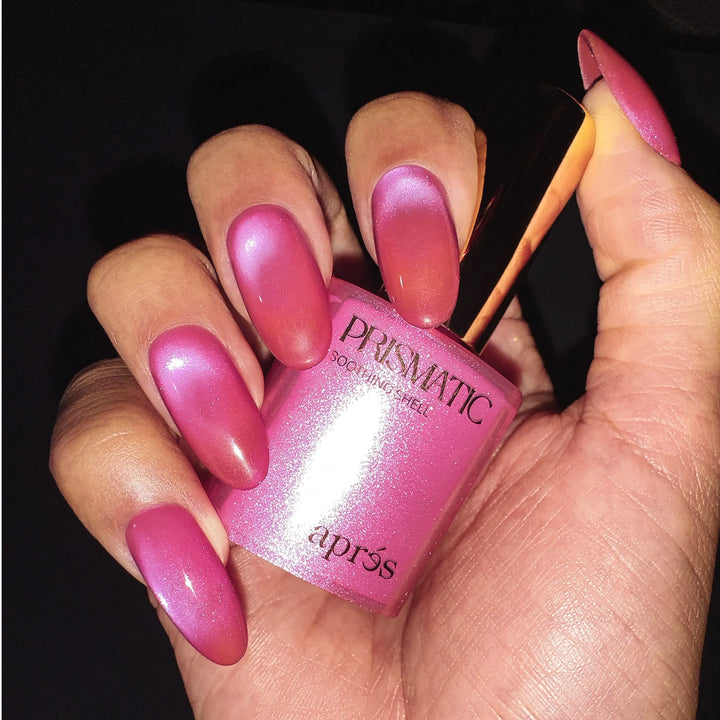 Aprés - Prismatic color gel polish "Soothing Shell", CE24(HEMA/TPO/TMPTA-Free), 10ml