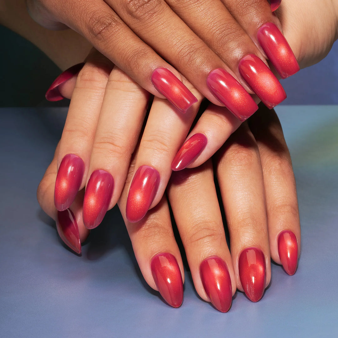 Aprés - Prismatic color gel polish "Dual Cherry", CE25(HEMA/TPO/TMPTA-Free), 10ml