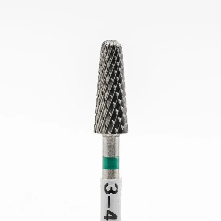 Carbide Nail Drill Bit, Rounded Cone, Coarse (3 - 4 - 5) - Level Up Beauty Supply