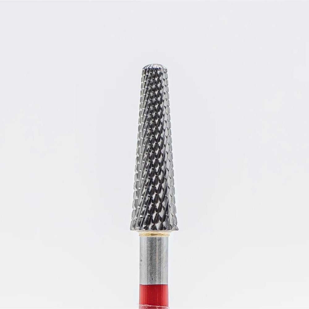 Carbide drill bit, Rounded Cone, Fine (Red) (1-3-9)