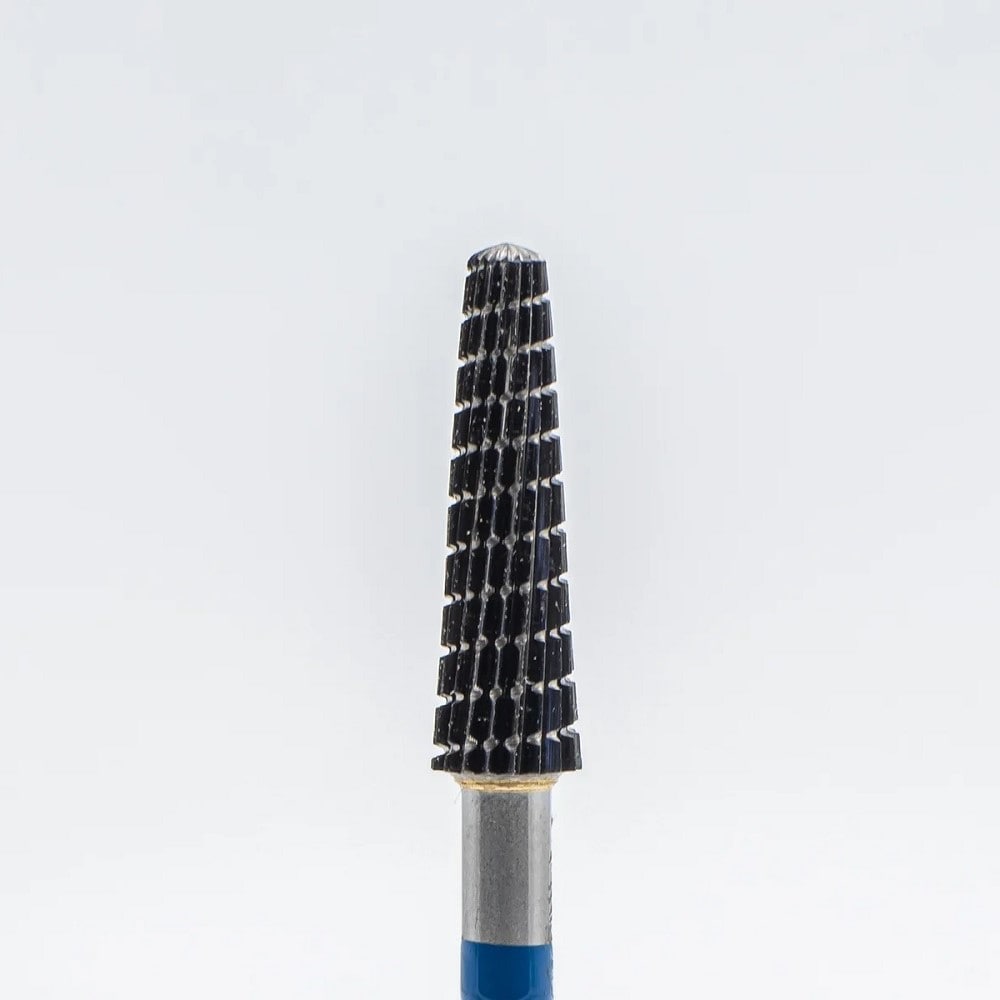 Carbide drill bit, Rounded Cone, Medium (Blue) (2-5-9)