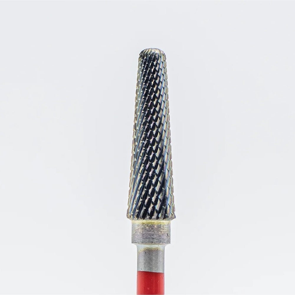 Carbide drill bit, Rounded Cone, Fine (Red) (1-3-5)