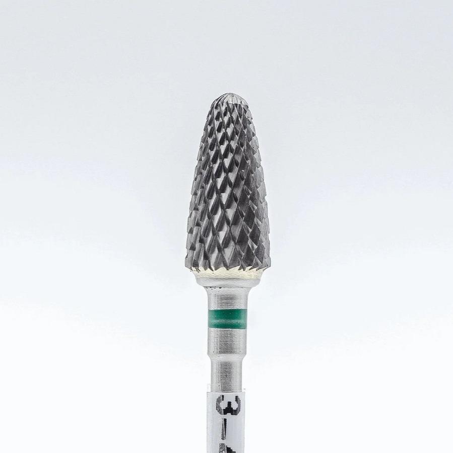 Carbide removal nail bit, Corn - Coarse (Green) (3-4-3) - Level Up Beauty Supply