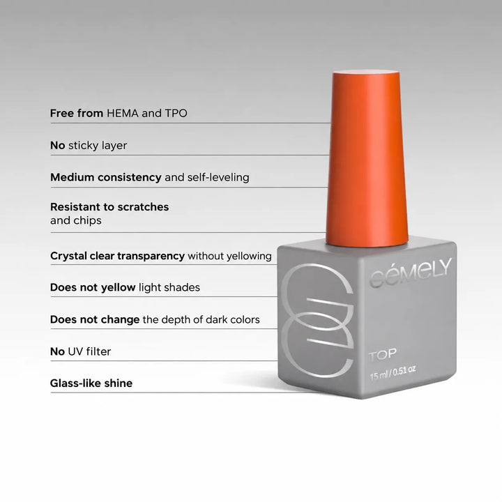 Gemely SPF Top (no UV filter), 15ml