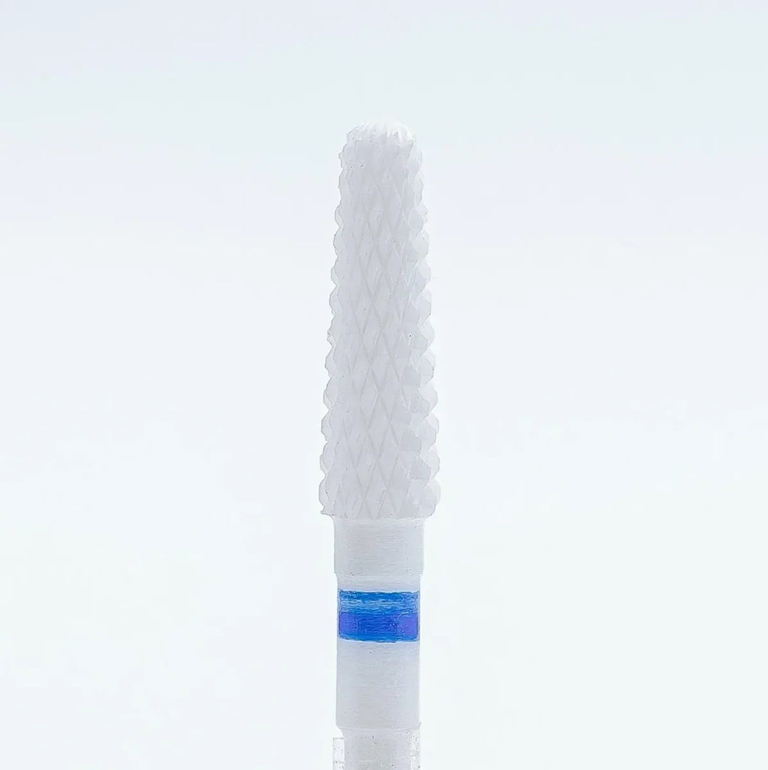 Ceramic removal nail bit, Cone, Medium (Blue) (6-3-8)