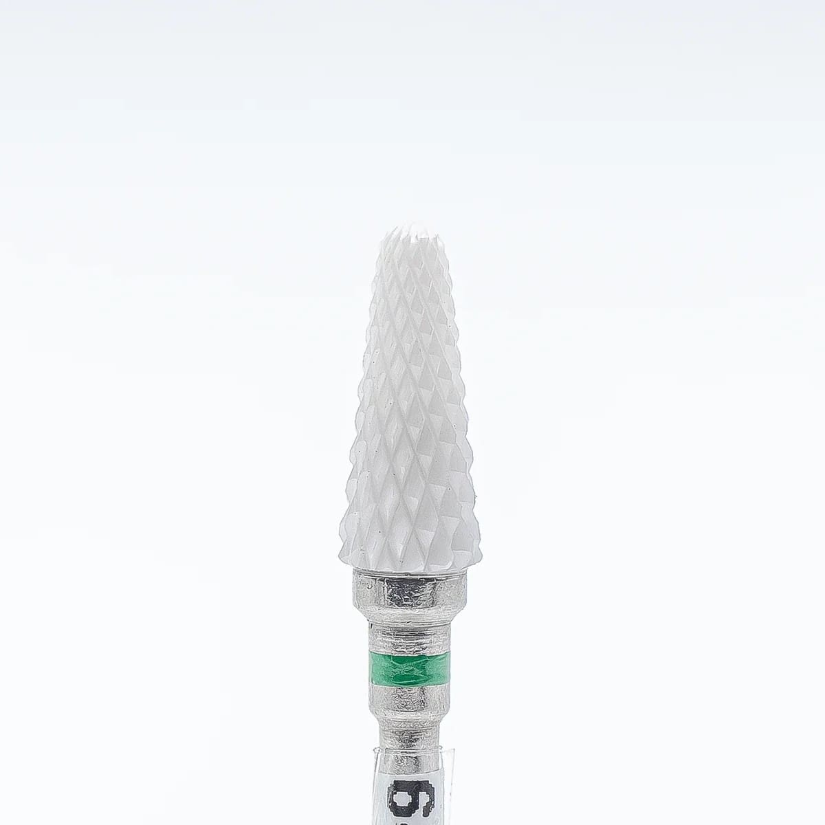 Ceramic removal nail bit, Cone, Coarse (Green) (6-4-2) - Level Up Beauty Supply