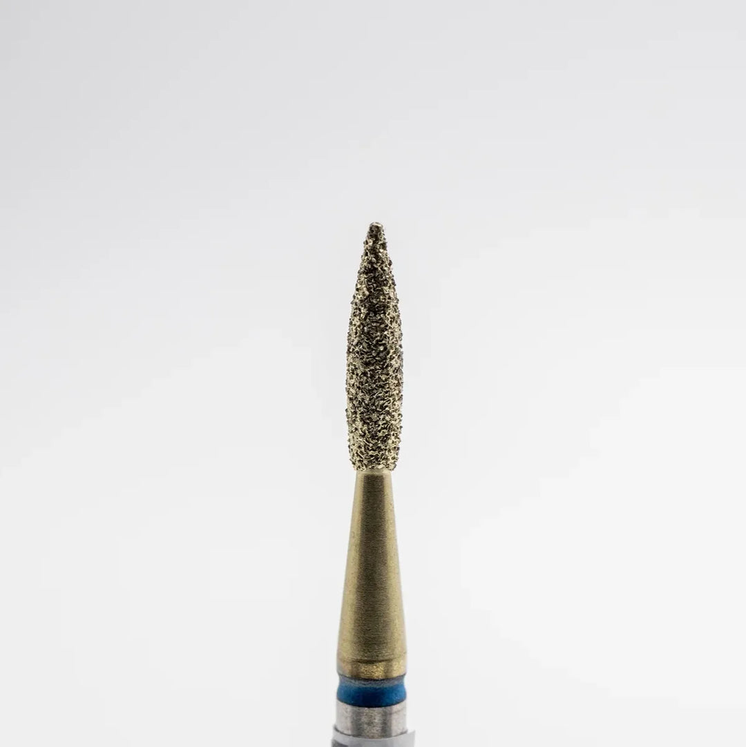 Coated Diamond nail bit, Flame Medium (DCZ-118M)