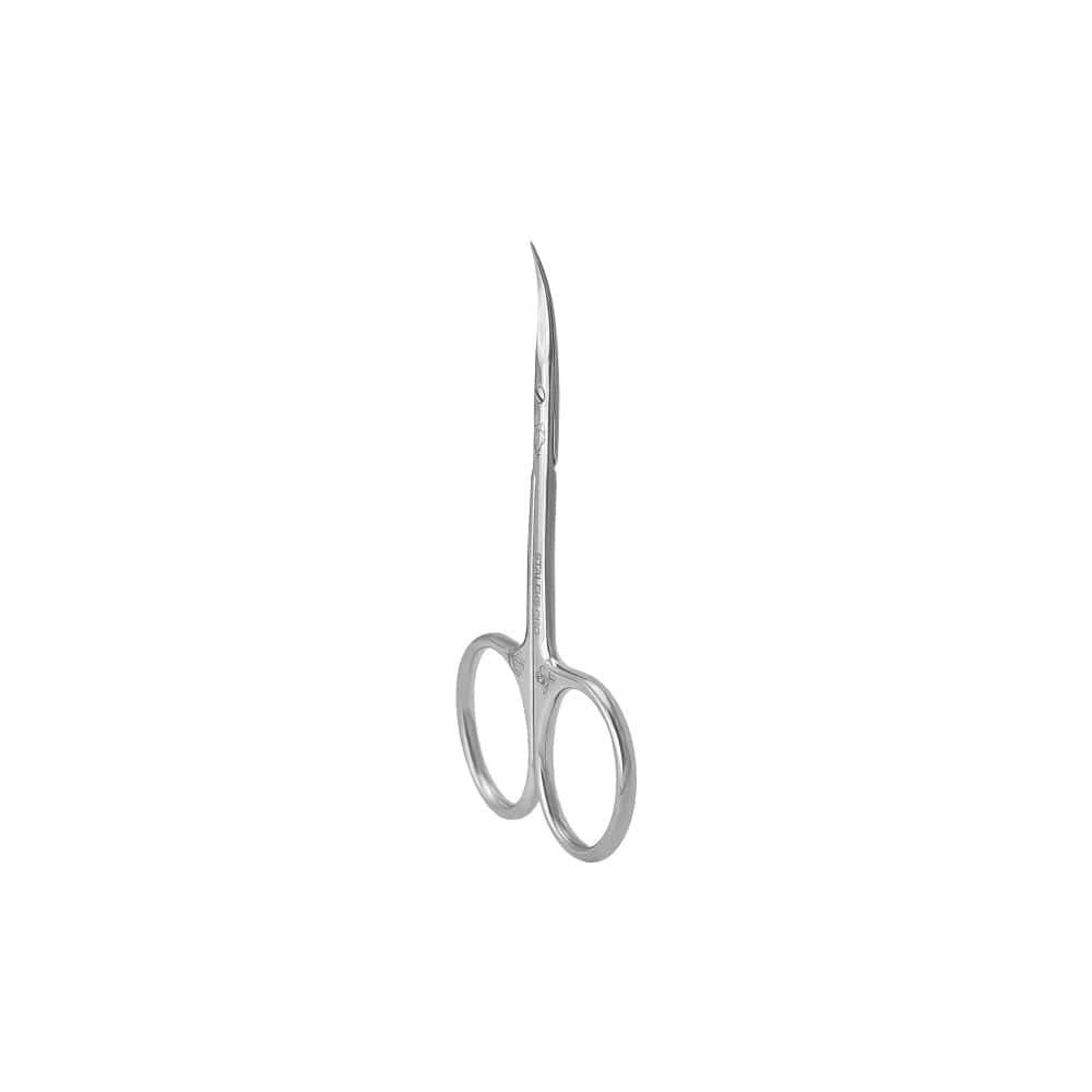 Cuticle Scissors with Curved Blades STALEKS PRO Exclusive 20 Type 2, 21 mm - Level Up Beauty Supply