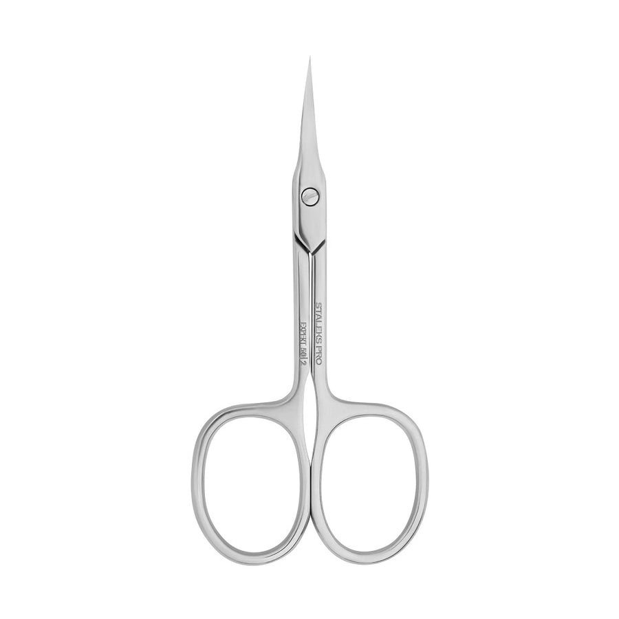 Cuticle Scissors with Narrow Curved Blade STALEKS EXPERT 50, Type 2, 24mm