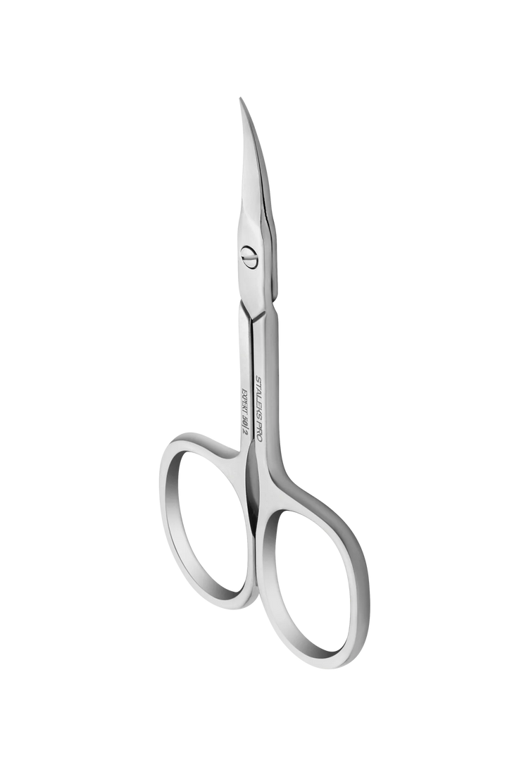 Cuticle Scissors with Narrow Curved Blade STALEKS EXPERT 50, Type 2, 24mm