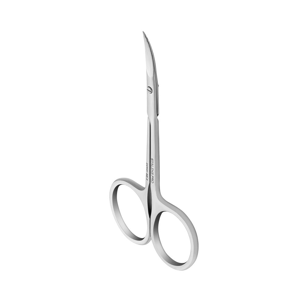 STALEKS PRO EXPERT 50, Type 3 Cuticle Scissors with Narrow Curved Blade, 25mm - Level Up Beauty Supply