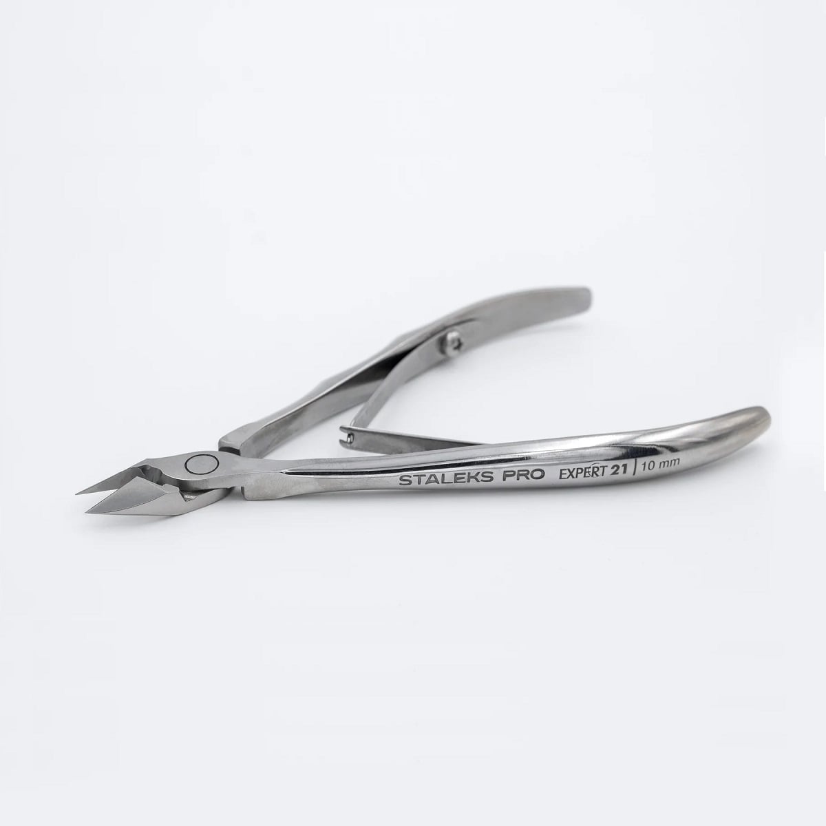 Cuticle nippers STALEKS EXPERT 21, 10 mm - Level Up Beauty Supply