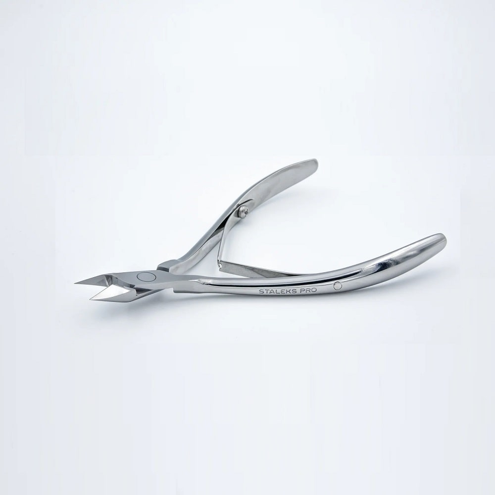 Cuticle nippers STALEKS EXPERT 80, 9 mm - Level Up Beauty Supply